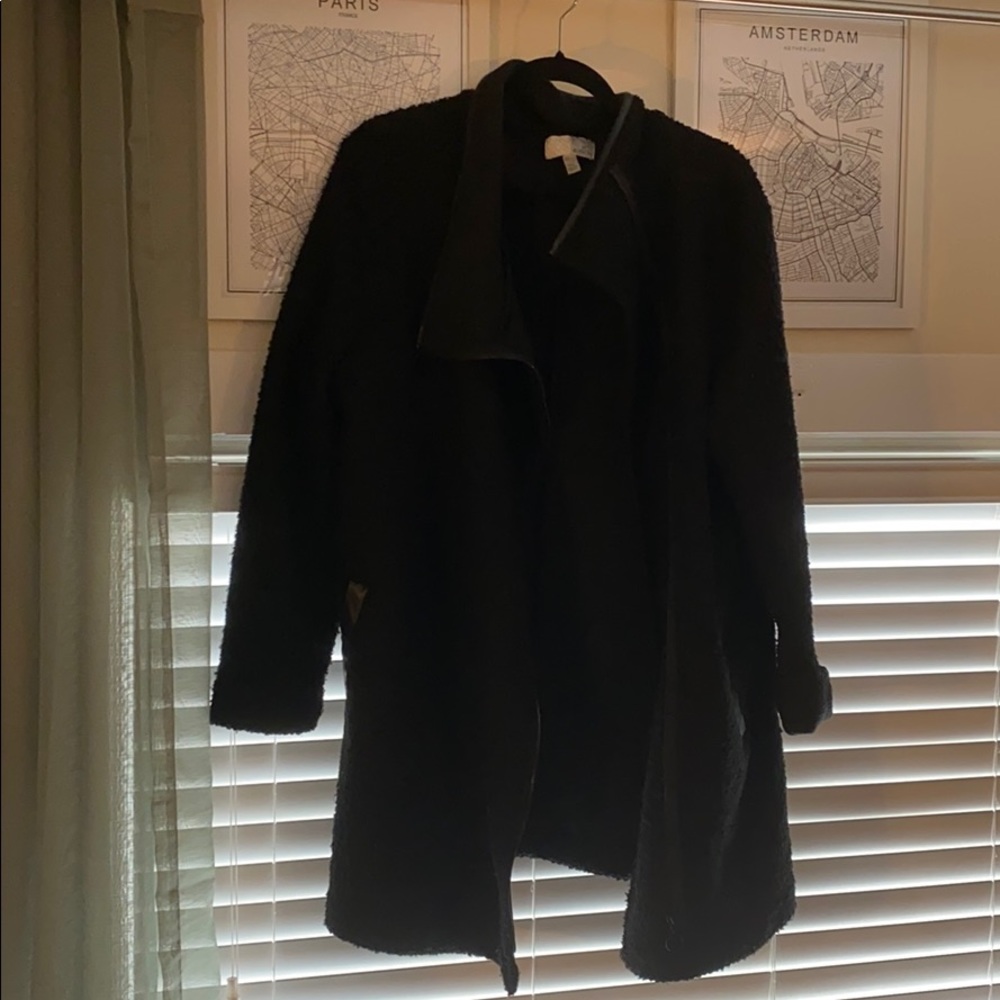 Light Black Box Coat